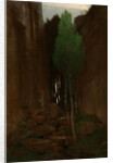 Quell in einer Felsschlucht (Spring in a Narrow Gorge) by Arnold Böcklin