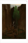 Quell in einer Felsschlucht (Spring in a Narrow Gorge) by Arnold Böcklin
