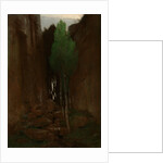 Quell in einer Felsschlucht (Spring in a Narrow Gorge) by Arnold Böcklin