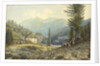 View of the Residence of Archduke Johann in Gastein Hot Springs by Thomas Ender