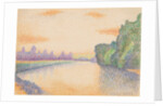 The Banks of the Marne at Dawn by Albert Dubois-Pillet