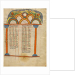 Canon Table Page by Anonymous