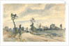 Louveciennes, Route de Saint-Germain by Camille Pissarro