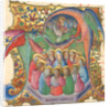 Initial A: Pentecost by Stefano da Verona