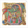 Initial A: Pentecost by Stefano da Verona