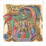 Initial A: Pentecost by Stefano da Verona