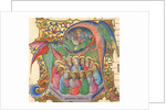 Initial A: Pentecost by Stefano da Verona