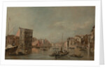 The Grand Canal in Venice with Palazzo Bembo by Francesco Guardi