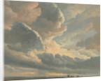 Study of Clouds with a Sunset near Rome by Simon Alexandre Clément Denis