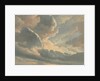Study of Clouds with a Sunset near Rome by Simon Alexandre Clément Denis