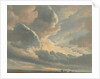 Study of Clouds with a Sunset near Rome by Simon Alexandre Clément Denis