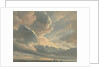 Study of Clouds with a Sunset near Rome by Simon Alexandre Clément Denis