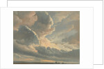 Study of Clouds with a Sunset near Rome by Simon Alexandre Clément Denis