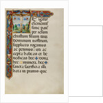 Initial T: The Crucifixion by Matteo da Milano