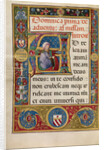 Initial A: King David by Matteo da Milano
