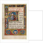 Initial A: King David by Matteo da Milano