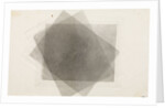 Three Sheets of Gauze, Crossed Obliquely by William Henry Fox Talbot