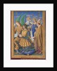 Louis XII of France Kneeling in Prayer, Accompanied by Saints Michael, Charlemagne, Louis, and Denis by Jean Bourdichon