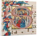 Initial S: Pentecost by Niccolò di Giacomo da Bologna