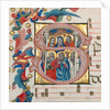 Initial S: Pentecost by Niccolò di Giacomo da Bologna
