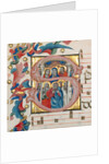 Initial S: Pentecost by Niccolò di Giacomo da Bologna