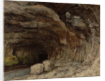 Grotto of Sarrazine near Nans-sous-Sainte-Anne by Gustave Courbet