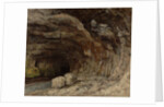 Grotto of Sarrazine near Nans-sous-Sainte-Anne by Gustave Courbet