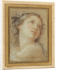 Head of a bacchante by Charles-Joseph Natoire