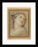 Head of a bacchante by Charles-Joseph Natoire