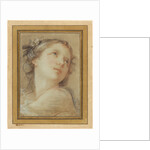 Head of a bacchante by Charles-Joseph Natoire