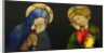 The Virgin and Saint John, from a Crucifixion by Anonymous
