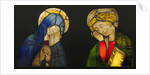 The Virgin and Saint John, from a Crucifixion by Anonymous
