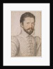 Portrait of a bearded man, half-length, wearing a slashed doublet by L'Anonyme Lécurieux