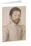 Portrait of a bearded man, half-length, wearing a slashed doublet by L'Anonyme Lécurieux