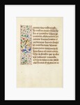 Decorated Text Page by Anonymous