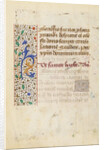 Decorated Text Page by Anonymous