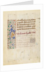Decorated Text Page by Anonymous