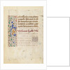 Decorated Text Page by Anonymous