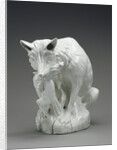 A Fox with a Chicken by Meissen Porcelain Manufactory