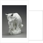A Fox with a Chicken by Meissen Porcelain Manufactory