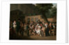 Entrance to the Jardin Turc by Louis-Léopold Boilly
