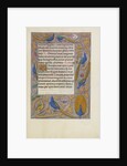 Decorated Text Page by Anonymous