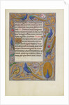Decorated Text Page by Anonymous