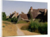 Houses near Orléans by Jean-Baptiste-Camille Corot