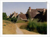 Houses near Orléans by Jean-Baptiste-Camille Corot