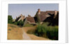 Houses near Orléans by Jean-Baptiste-Camille Corot
