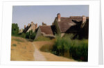 Houses near Orléans by Jean-Baptiste-Camille Corot