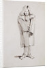 Caricature of a Man Wearing an Overcoat by Giovanni Battista Tiepolo