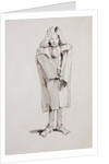 Caricature of a Man Wearing an Overcoat by Giovanni Battista Tiepolo