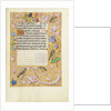 Decorated Text Page by Anonymous